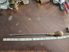 VINTAGE FOSTER BROS. 17" LEATHER WORKERS SEWING AWL NEEDLE TOOL NAUTICAL SAIL