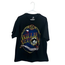 Willie Nelson Black Band Tee size XL