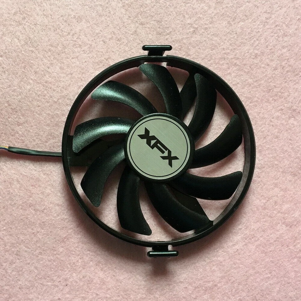 Pair Fans Cooler Fan For XFX R9 370 380 370X 380X R7 370 360 FDC10U12S9-C 92mm - Image 3 of 4