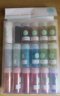 Martha Stewart Gemstone Glitter Set 18 Colours