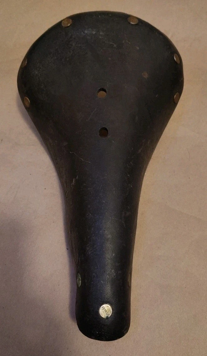 Selle Vélo Ideale 6 Cuir - Antique Randonneur, France, Super état