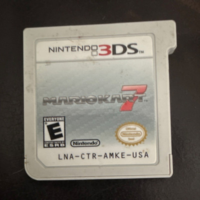 Nintendo Mario Kart 7 for Nintendo 3DS, E-Everyone NTSC-U/C (US/CA) Game Card