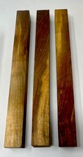 Set of 3 Black Walnut Rectangular hardwood Spindle Blanks for Turning Projects