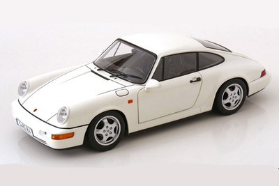 KK Scale 1992 Porsche 911 (964) RS Coupe w/ Cup Wheels White 1:12 KKDC120241C