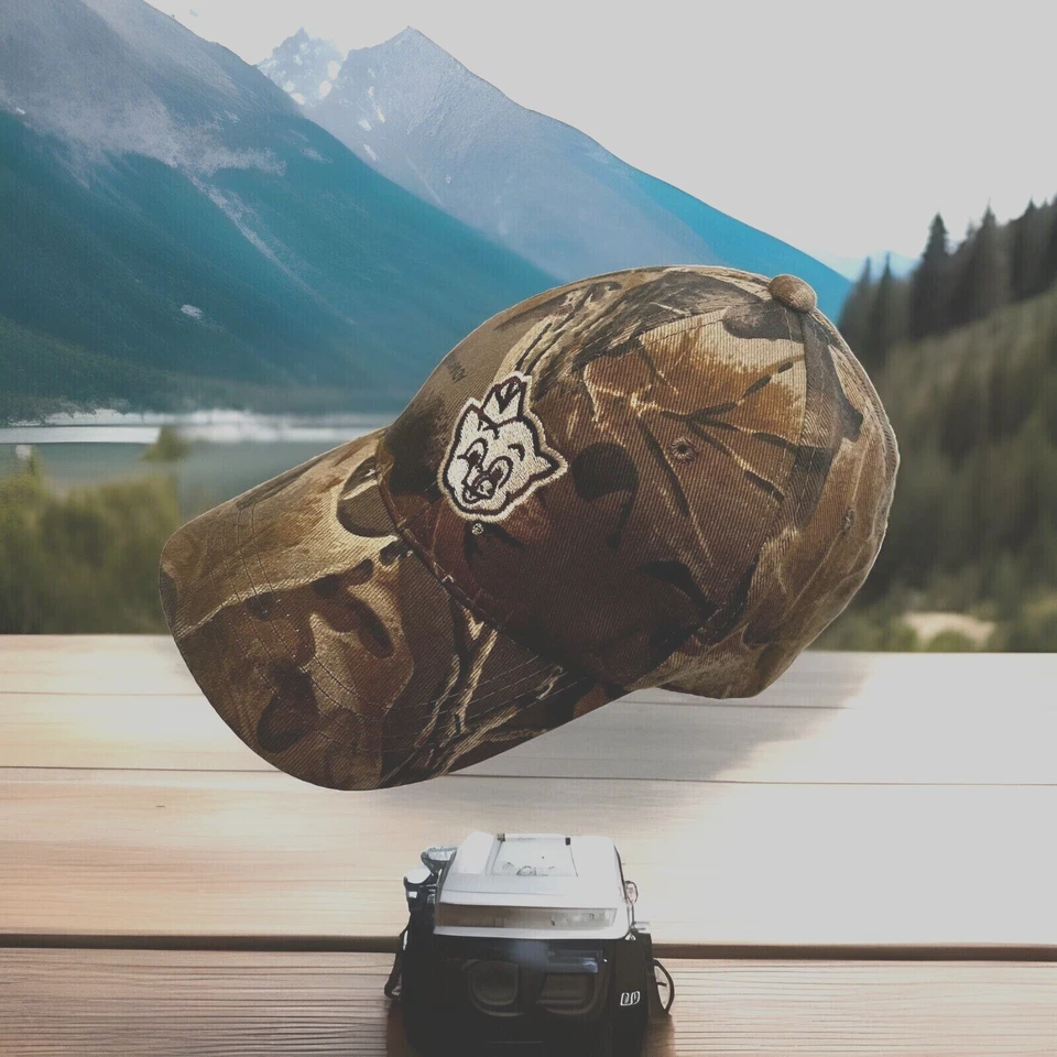 Vtg Piggly Wiggly Mossy Oak Advantage Camo Trucker Cap Hat Adjust Embroidered - Image 2 of 4