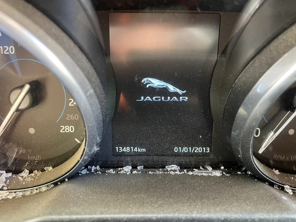 2016 JAGUAR XF 3.0 GAS SPEEDOMETER INSTRUMENT CLUSTER GAUGE GX6310849DG OEM - Image 2 of 4