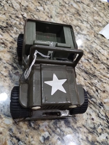 Original Tonka ARMY JEEP Vintage Antique Pressed Streel U.S.A. Military - Picture 4 of 9