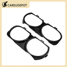Headlight Trim Ring Plastic Suit for Dodge Challenger 2015-2022 Item of 1 Pair 