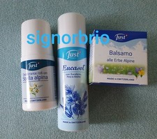 deo roll on stella alpina deodorante rollon + Eucasol Just + Balsamo erbe alpine