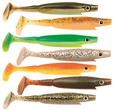 Strike Pro Piglet Shad 10cm 7g - 6 Gummifische, Gummiköder, Gummishads