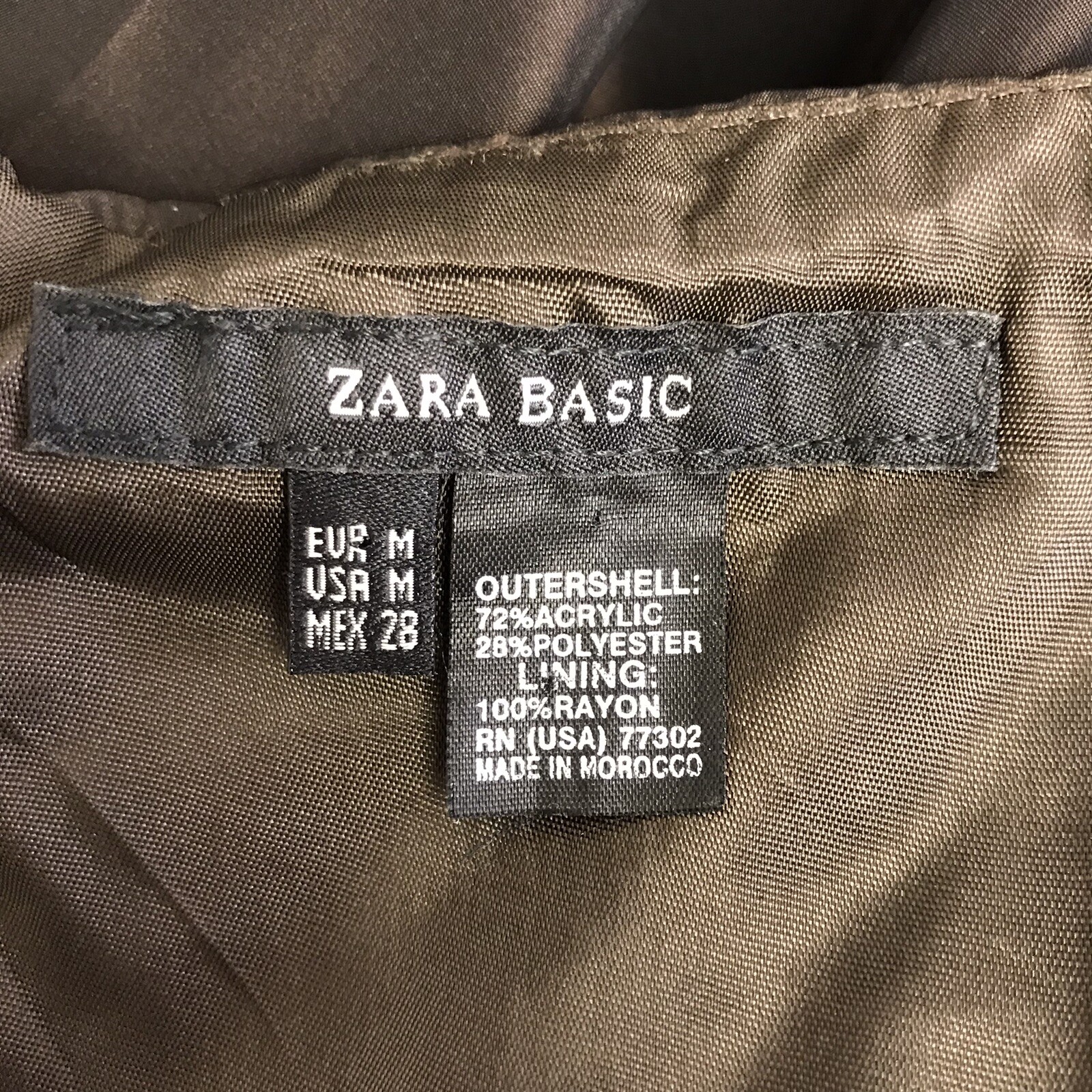 Zara Basic Womens Size Medium Strapless Dress Bro… - image 8