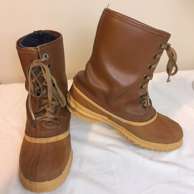 Sorel Arctic Pac Mens Duck Waterproof Winter Boots w Liners US 8 Brown