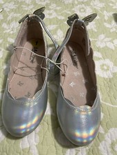 Silver Butterfly Flats For Girls