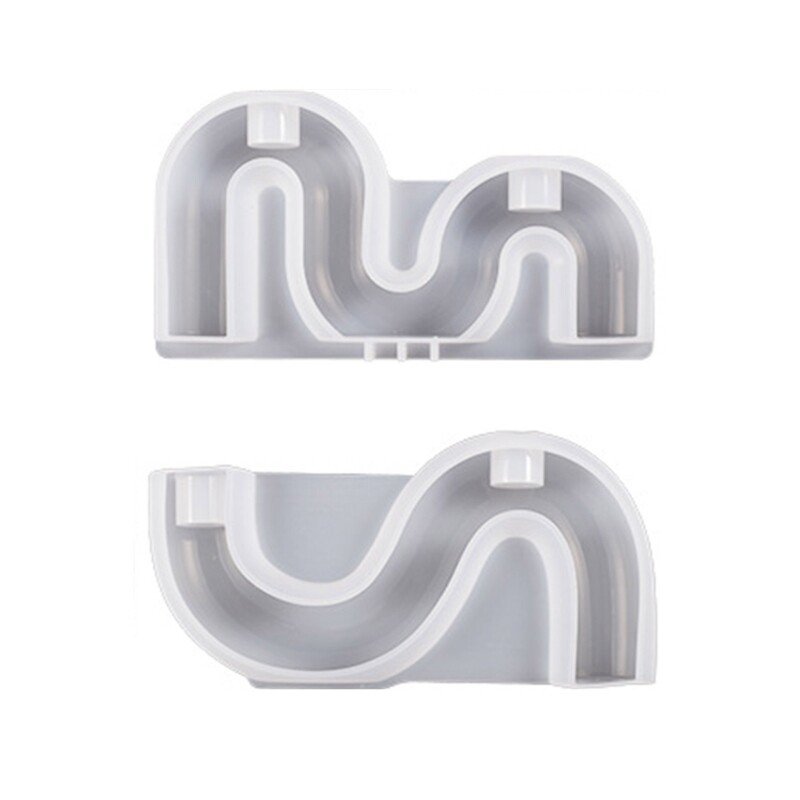 Arch Shaped Candlestick Silicone Mould Reusable Resin Casting Mold for DIY Craft