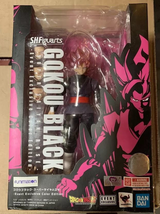 Goku Black Super Saiyan Rose SH Figuarts Event Exclusive Color Dragon Ball  Super