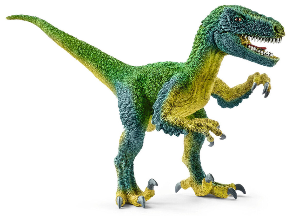 Schleich Dinosaurier Velociraptor 14585 OVP mit Fähnchen Tag A.S.S NEU