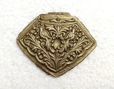 Vintage Bronze Jewelry Die Mold/Mould India Hand Engraved For Jewellery Making