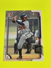 2015 1st Bowman Ozhaino Ozzie Albies BP71 Prospect RC Atlanta Braves