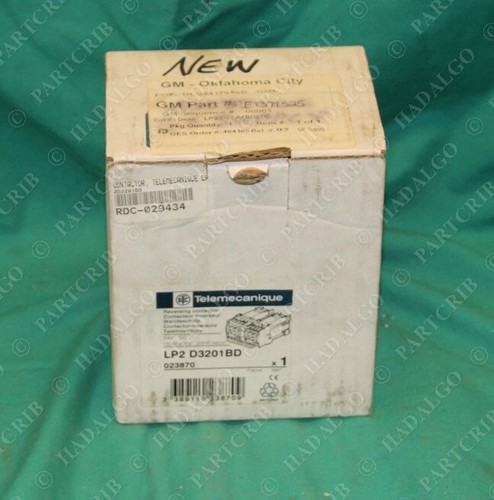 Contacteur Schneider Electric LP1-D3201BD - 24VDC, 32A, 20HP - Neuf, Parfait Pour Installations Industrielles