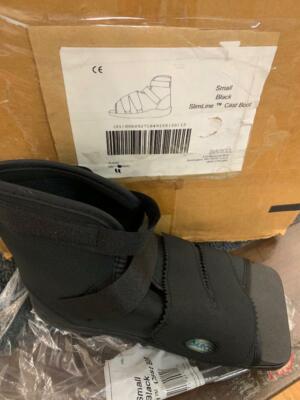 Darco Slimline Cast Boot Black Size Small 