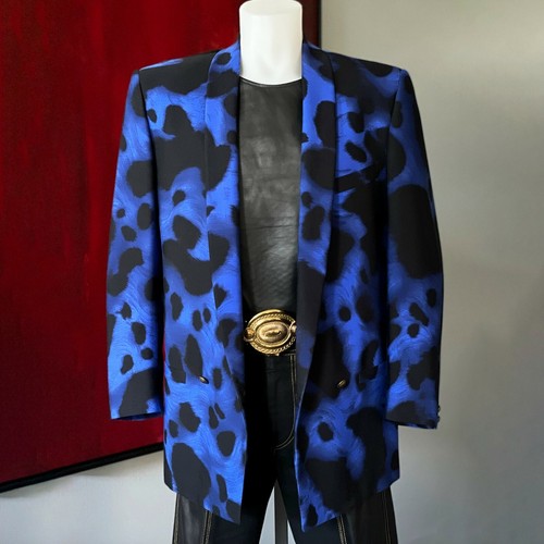 GIANNI VERSACE wool double-breasted blazer size 48 from F/W 1992/93, Bondage - Picture 4 of 12