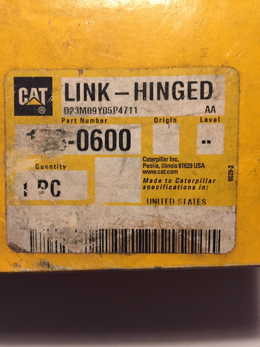 Caterpillar Oem Hinged Link 173-0600. Cat Nos Hinged Link 1730600
