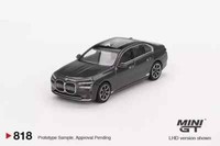 Minigt 818 BMW I7 Xdrive60 Modellauto Grau FlüSsig 1:64