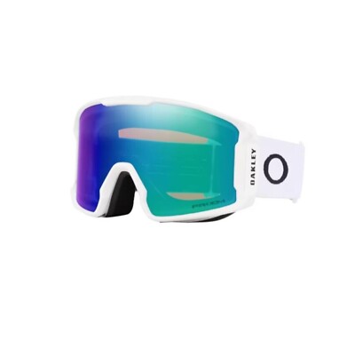 Oakley Line Miner L Matte Weiß Prizm Snow Argon Iridium Maske Snowboard Neu