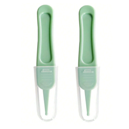 Baby Nasal Tweezer & Ear Cleaner, Infant Ear Nose Navel Cleaning Tool Cute Safe - Picture 6 of 29