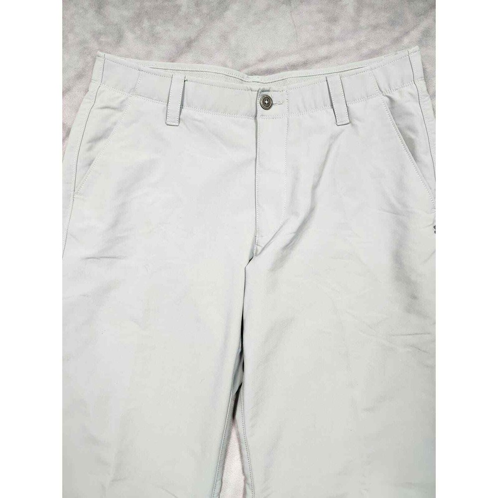 Under Armour Mens Lightweight Stretch Golf Pants 34x32 Gray Performance Fit
