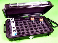 New Pelican   1040 Case includes foam insert holds 40 cr123 CR2 battery