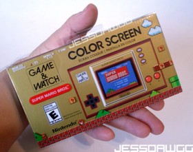new Nintendo Game & Watch Super Mario Brothers portable handheld 80s retro bros