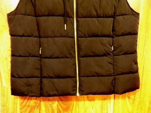 Women's CALVIN KLEIN VEST Size OX Zip Up Polyester PUFF Women's Plus - Picture 10 of 10