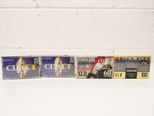 Mixed Lot of 4 New Sealed Cassette Tapes type II