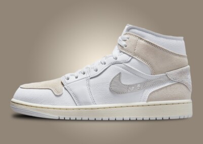 Nike Air Jordan 1 Mid SE Shoes Craft 'Tech Grey' DM9652-120 Men's