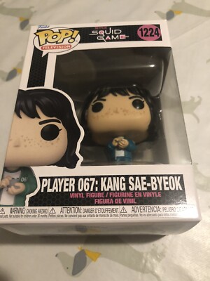 SQUID GAME PLAYER #1224 PLAYER 067: KANG SAE -BYE0K Funko Pop Vinyl