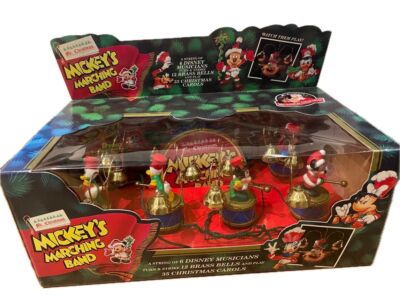 Mickey's Marching Band Christmas Musical Set Rare Disney Ornament
