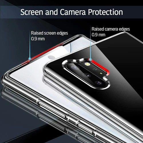 For Samsung Galaxy Note 10 Plus Case Shockproof Slim Crystal Clear Phone Cover - Picture 8 of 13