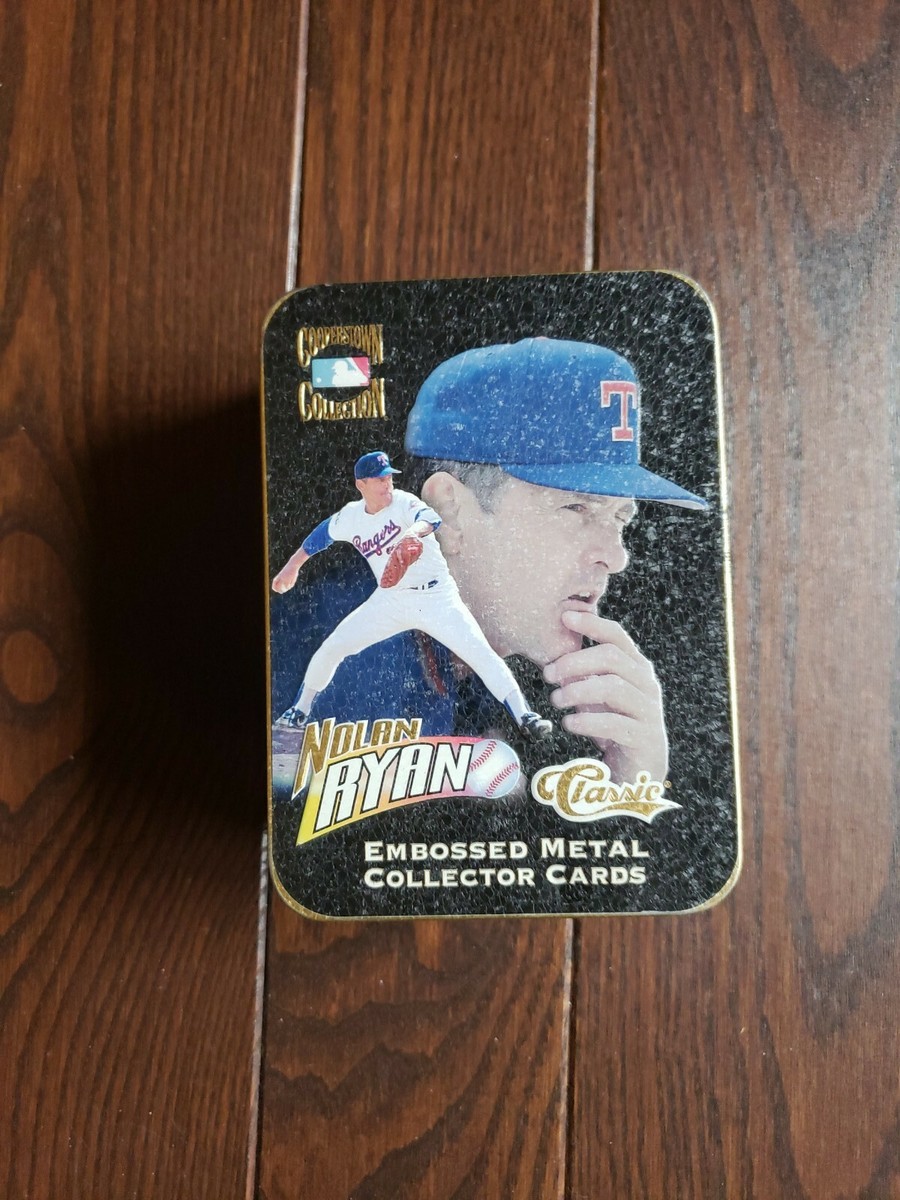 Cooperstown Collection Set of 5 Nolan Ryan Embossed Metal