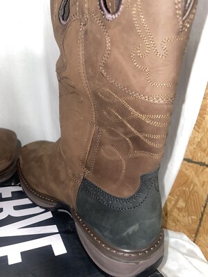 Frye Supply 10” Western Work Boot With Internal Met Guard  display picture 1
