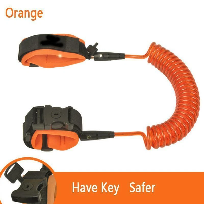 Kids Anti Lost Safety Leash Key Wrist Strap Baby Walk Child Toddler Link Harness - Image 2 of 4