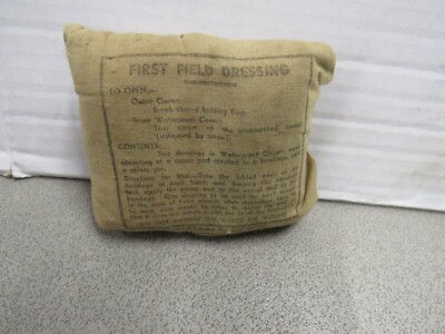 WW2 First Aid Field Dressing Bandage Australian Made JOHNSON