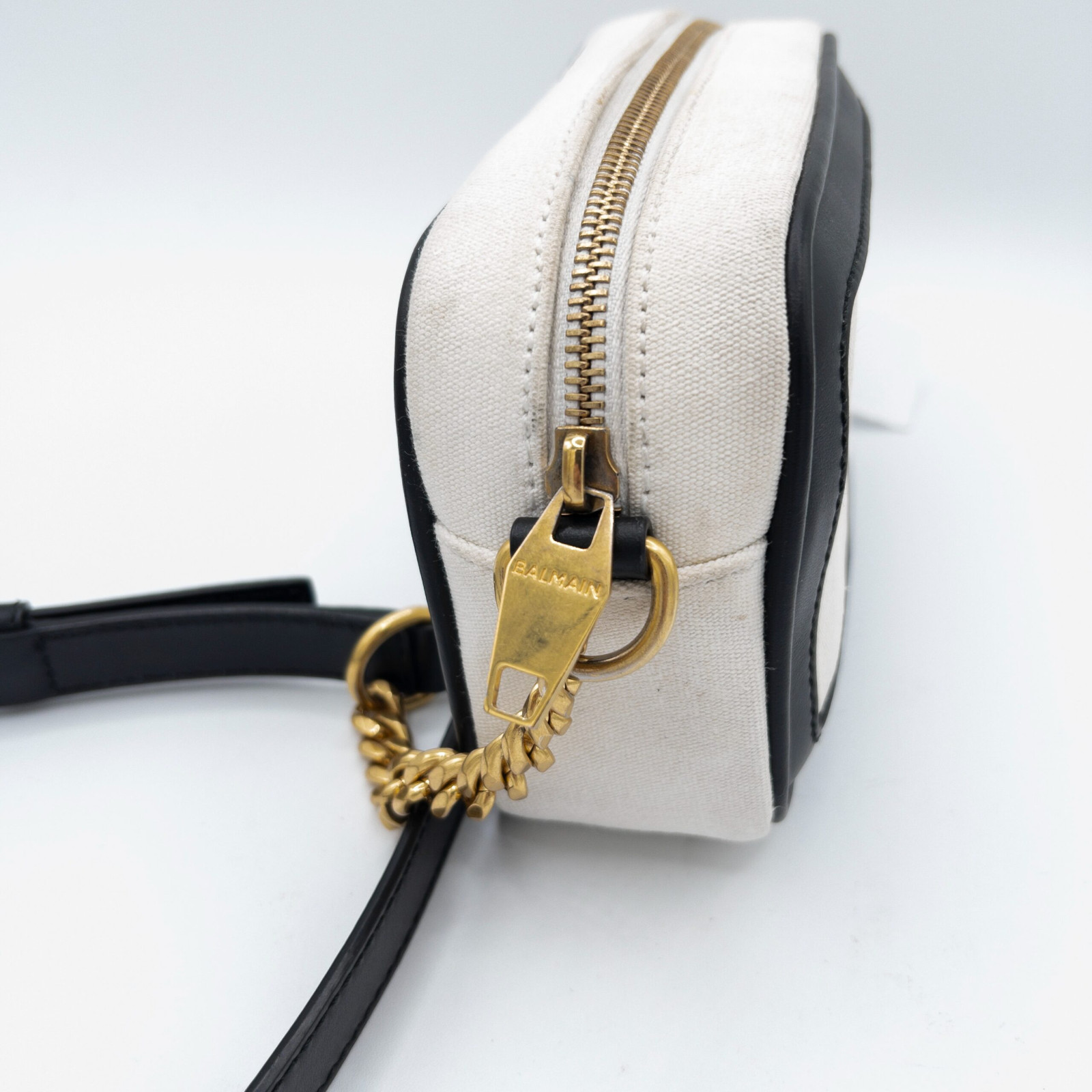 Balmain BArmy Crossbody Camera Bag Made in Italy Gem