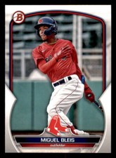 2023 Bowman Prospects #BP-106 Miguel Bleis Boston Red Sox