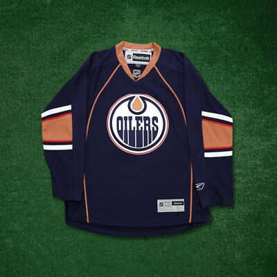 2010-12 Edmonton Oilers NHL Reebok Alternate Blue Premier