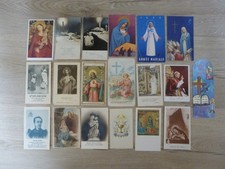Lot d' images pieuses  communion profession de foi- holy cards  - santini