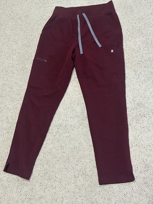Figs Yola Straight leg Burgundy Scrub Pants | Size M