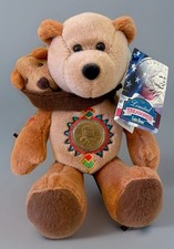 Limited Treasures SACAGAWEA Dollar Coin Bear w/Tags RETIRED 2001 Authentic New