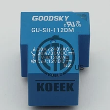 GU-SH-112DM 12VDC Goodsky Power Relay 30A 240VAC  4 Pins x 2PCS New~