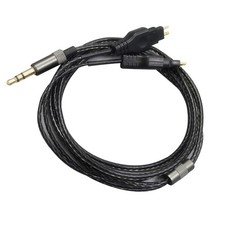 Black Headphone Replacemen Cable For Sennheiser HD414 HD430 HD650 HD600 HD580